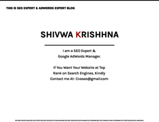 shivwakrishhna.weebly.com screenshot