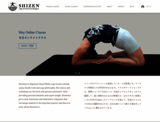 shizenyoga.com screenshot