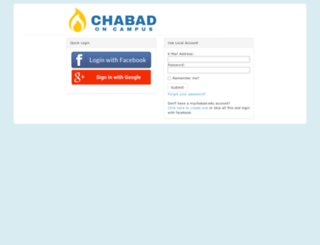 shluchim.chabad.edu screenshot