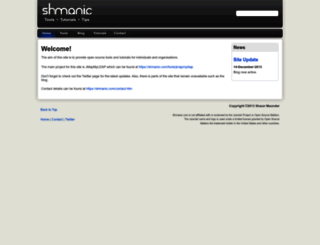 shmanic.com screenshot