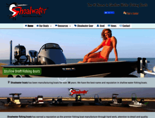 shoalwaterboats.com screenshot