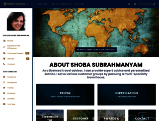 shoba.centreholidays.com screenshot