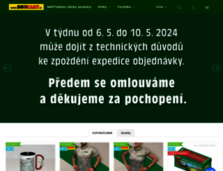 shocart.cz screenshot