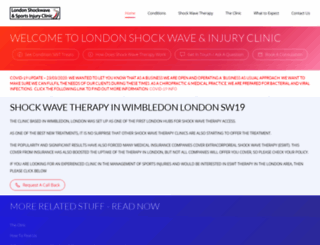 shock-wave-therapy-london.co.uk screenshot