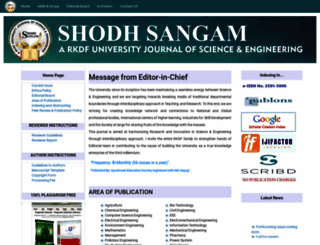 shodhsangam.rkdf.ac.in screenshot
