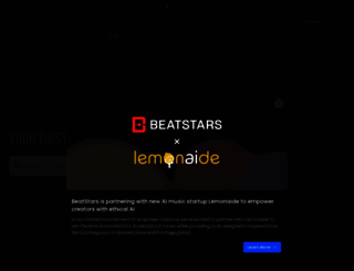 shoebeats.beatstars.com screenshot