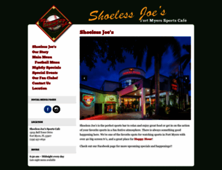 shoeless-joes.com screenshot
