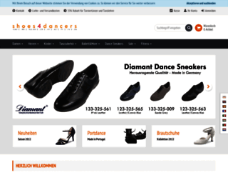 shoes4dancers.net screenshot