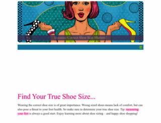 shoesize.com screenshot