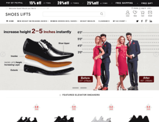 shoeslifts.com screenshot