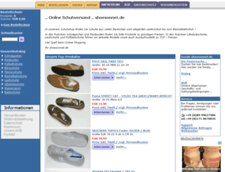 shoesonnet.de screenshot