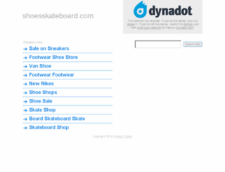 shoesskateboard.com screenshot