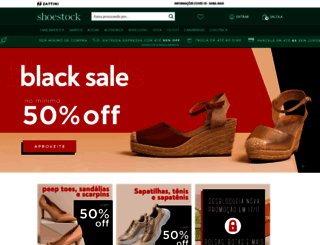 shoestock.com.br screenshot
