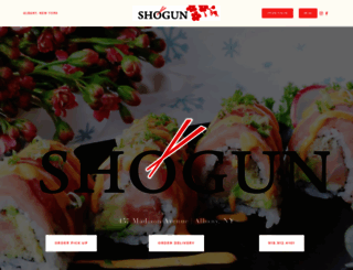 shogunalbany.com screenshot