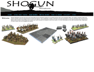 shogunminiatures.com screenshot