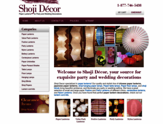 shojidecor.com screenshot