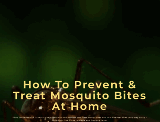 shoomosquito.com screenshot