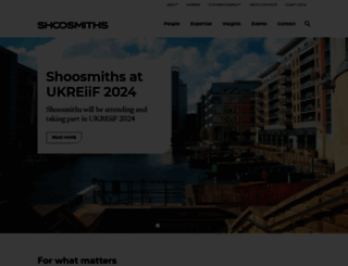 shoosmiths.co.uk screenshot