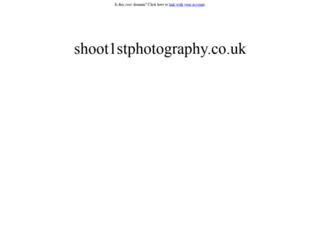 shoot1stphotography.co.uk screenshot