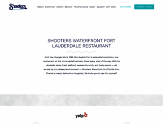 shooterswaterfront.com screenshot