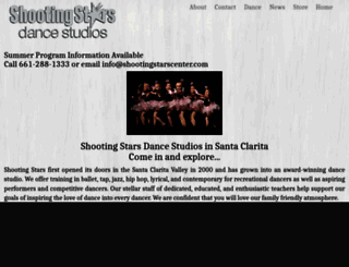 shootingstarscenter.com screenshot