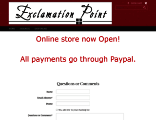shop-exclamationpoint.com screenshot