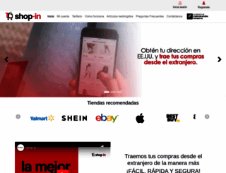shop-in.com screenshot