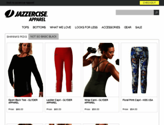 shop-jazzercise-com.webstorepowered.com screenshot