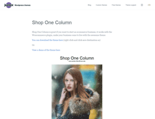shop-one-column-free.justpx.com screenshot