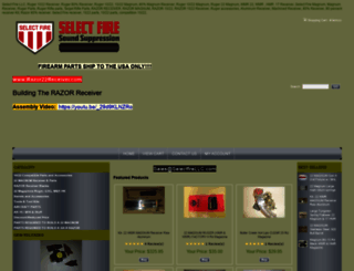shop-ruger1022receiver-com.3dcartstores.com screenshot