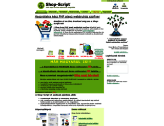 shop-script.hu screenshot