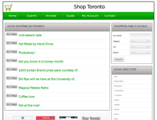 shop-toronto.com screenshot