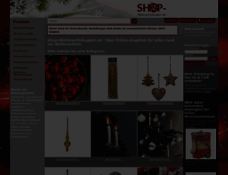shop-weihnachtskugeln.de screenshot