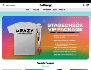 shop.allkpop.com screenshot