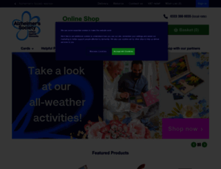 shop.alzheimers.org.uk screenshot