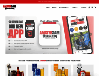 shop.amsterdambeer.com screenshot