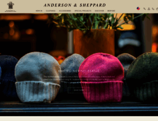 shop.anderson-sheppard.co.uk screenshot
