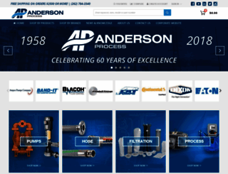 shop.andersonprocess.com screenshot
