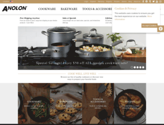 shop.anolon.com screenshot