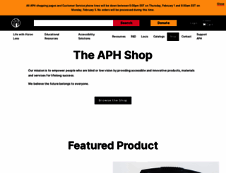 shop.aph.org screenshot