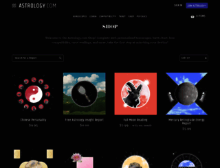 shop.astrology.com screenshot