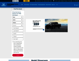shop.autonationhondachandler.com screenshot