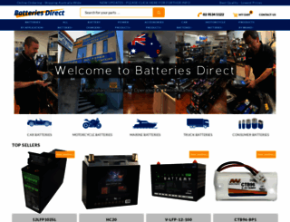shop.batteriesdirect.com.au screenshot