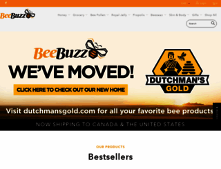 shop.bee-pollen-buzz.com screenshot