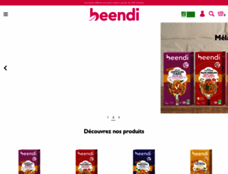 shop.beendhi.com screenshot