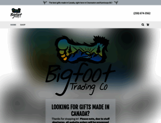 shop.bigfoottrading.ca screenshot