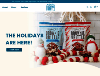 shop.browniebrittle.com screenshot