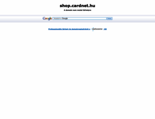 shop.cardnet.hu screenshot