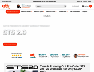 shop.cathe.com screenshot