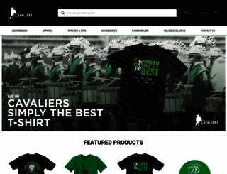 shop.cavaliers.org screenshot